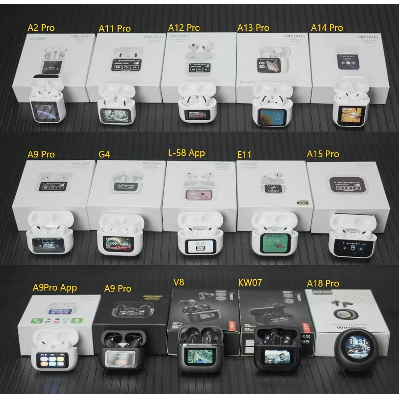 Wireless Earbuds Manufacturer - A9 Pro ANC ENC Active Noise-Canceling