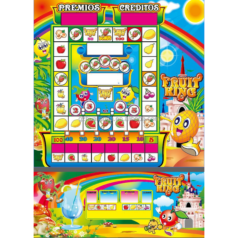 Arcade Game Kit Manufacturer - HL Fruit King 1 3 5 Coin Operated Mario