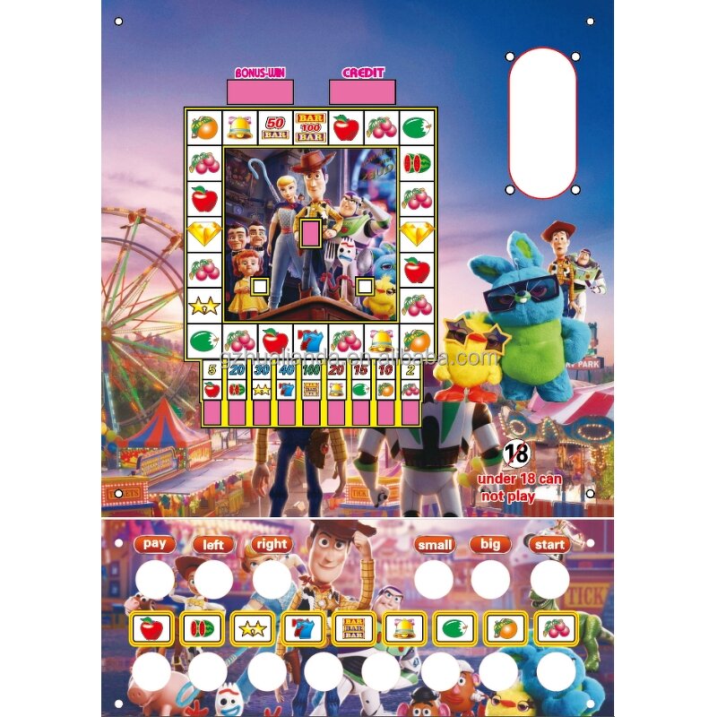 Arcade Game Kit Manufacturer - HL Fruit King 1 3 5 Coin Operated Mario