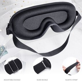 Eye Mask - Manufacturer 3D Breathable Black Shading Protective Sleep Cover Wholesale