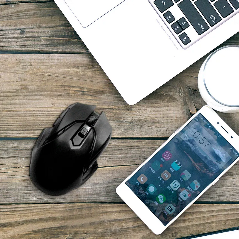 Wireless Mouse - Manufacturer 2.4G Optical 1600 DPI Gaming 3D LED USB Laptop Desktop