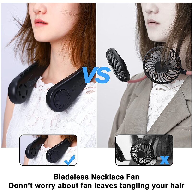 Neck Fan - Manufacturer Best Seller Wearable Cooling Rechargeable Hands Free Bladeless