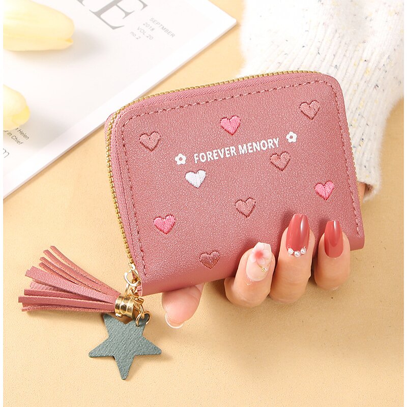 Women's Wallet - Manufacturer Multi-Functional Folding Zipper Card Holder Money Clip Small