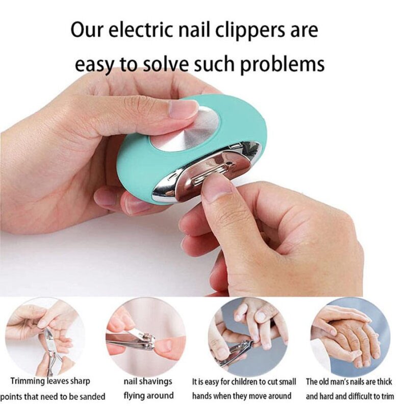 Nail Trimmer - Manufacturer 601 Battery Powered New Baby Low Noise Safety Electric Cutter