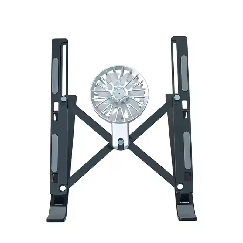 Laptop Stand - Manufacturer Heat Dissipation 7-stage Aluminum 9-17.3" Removable Cooling Fan