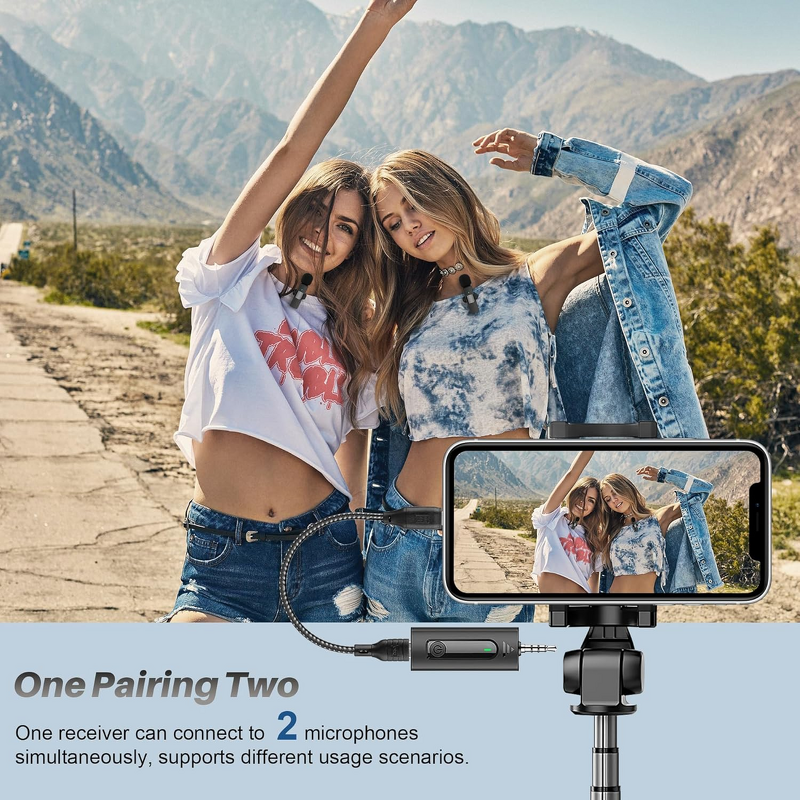 Lavalier Mic - Manufacturer Professional Wireless iPhone Android Type C Custom Noise Reduction