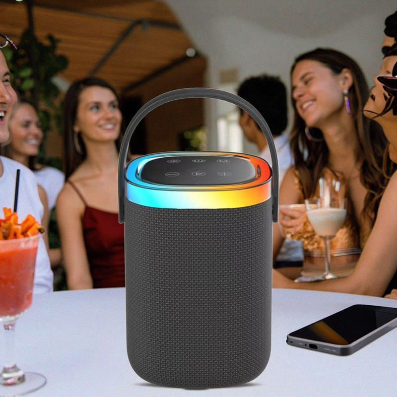 BT Speaker - Manufacturer Wireless IPX5 Waterproof RGB BT5.3/AUX TWS Metal Cabinet