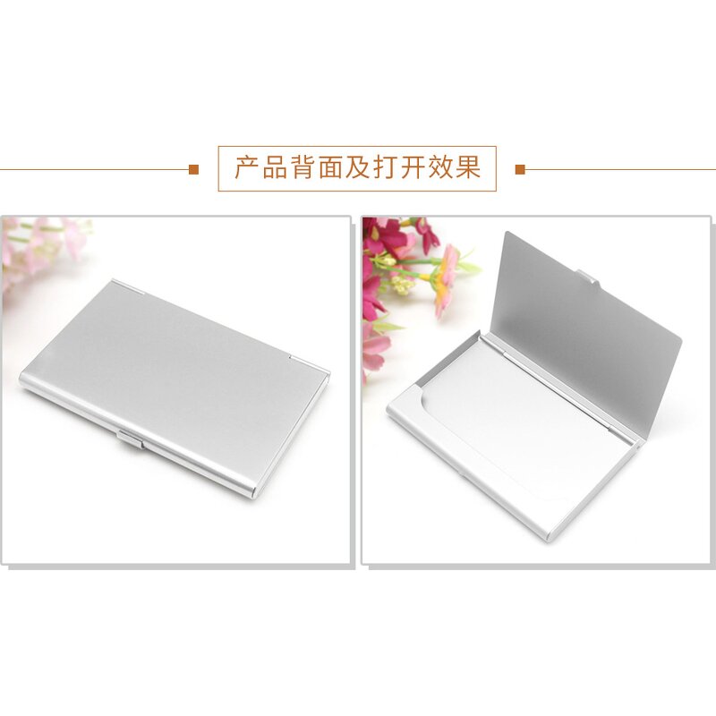 Card Case - Manufacturer Minimalist Business Metal Aluminium ID Credit Card Corporate Gift