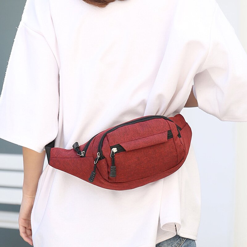 Waist Bag - Manufacturer Oxford Cloth Passport Hands-Free Crossbody Phone Bag All Phones