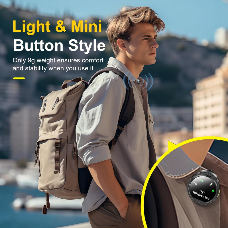 Lavalier Mic - Manufacturer USB-C iPhone16/15/Android 48KHz/24Bit 150ft Range