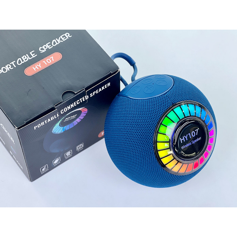 BT Speaker - Manufacturer Wireless 5.3 5W IPX4 Waterproof RGB AUX/TF/USB TWS 12H Metal