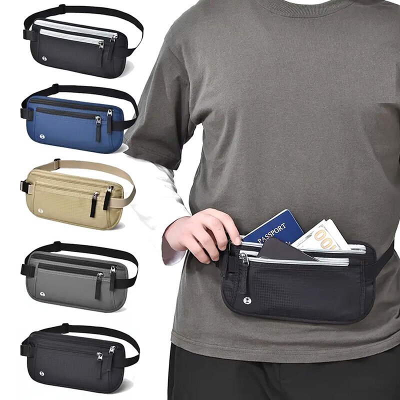 Waist Bag - Manufacturer Passport Waterproof Polyester Elastic RFID Phone Bag All Phones