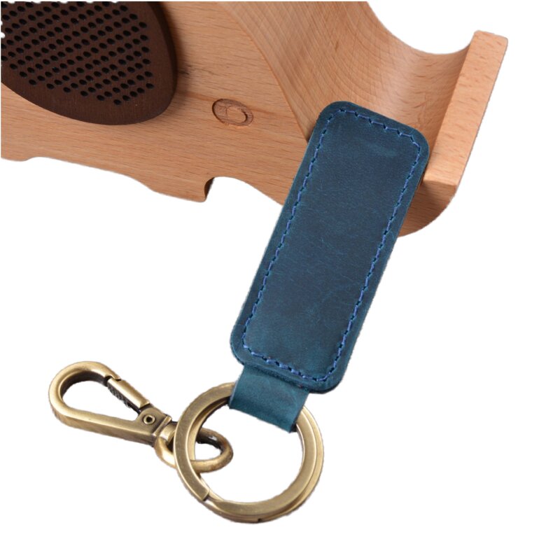 Keychain - Manufacturer Top Layer Cowhide Retro Antique-Bronze Car Handmade Personalized