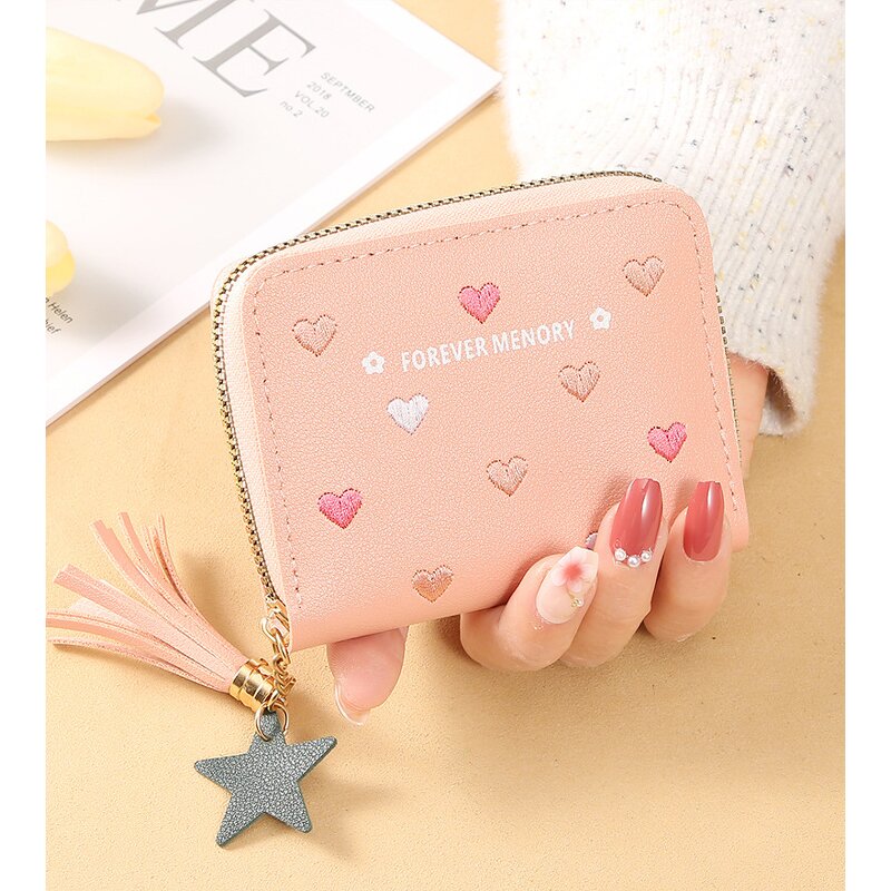 Women's Wallet - Manufacturer Vintage Kawaii Zipper Card Holder Coin Purse Clutch Change Bag