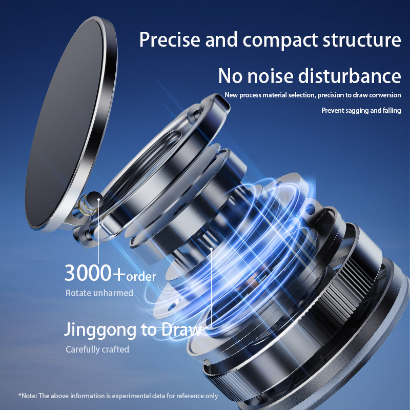 Car Phone Holder - Manufacturer Foldable 360° Magnetic Vacuum Suction Screen Wall Glass