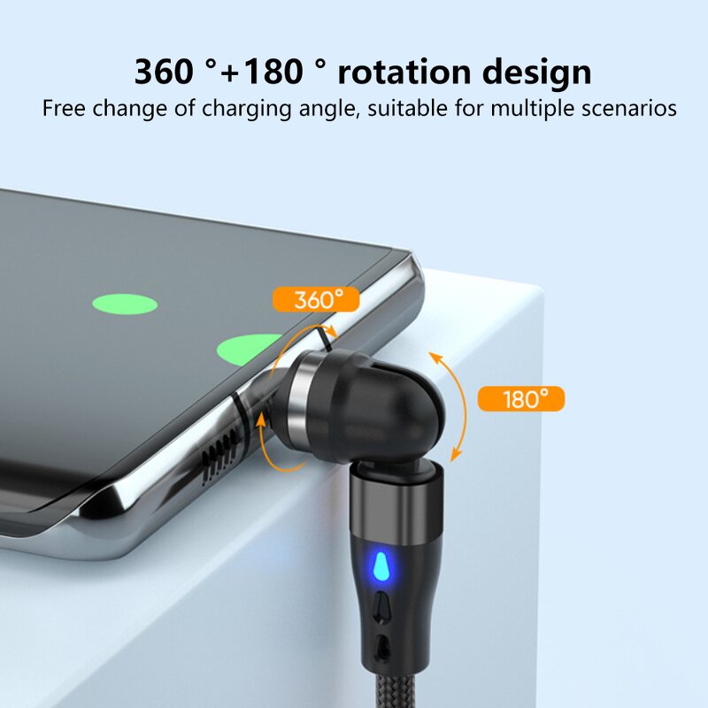 Charging Cable - Manufacturer 60W Magnetic Type-C to Type-C Fast Charging Data Sync