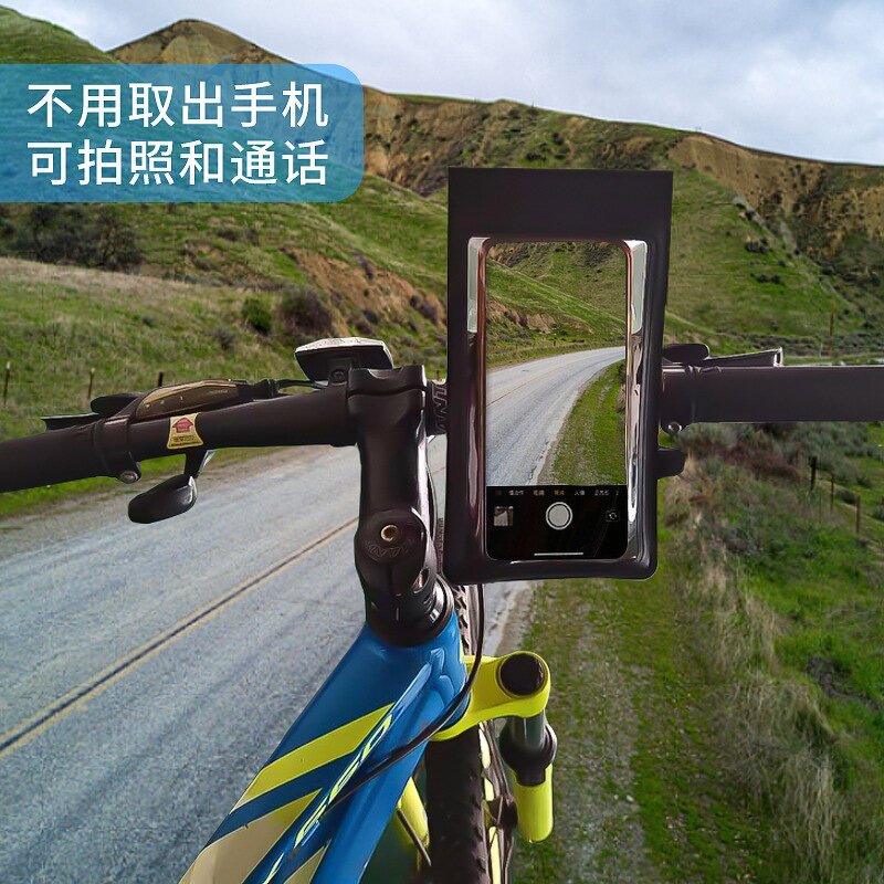 Bicycle Bag - Manufacturer TPU Touch Screen Waterproof Swivel Phone Holder Cycling Rear