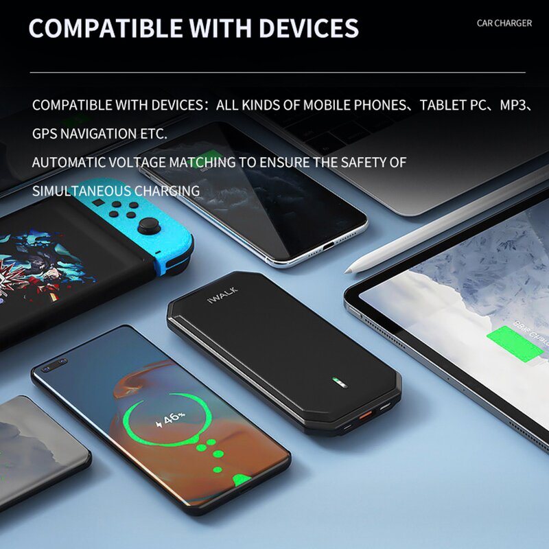 FM Transmitter - Manufacturer Fast Charging Car Adapter Retractable Handsfree Call MP3 Player