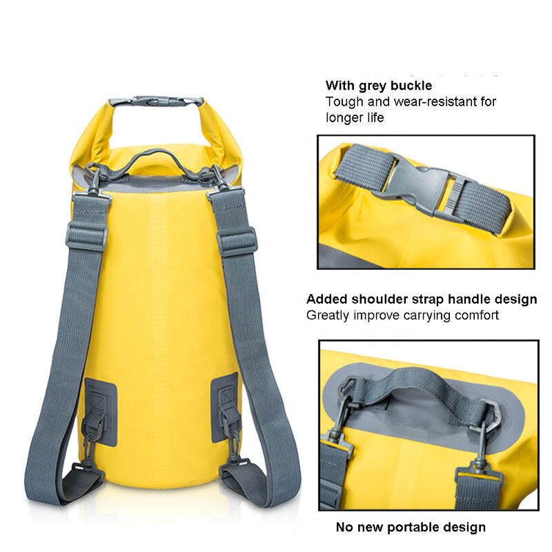Dry Bag - Manufacturer 10L Floating Waterproof Roll Top Backpack Fishing Boating Kayaking