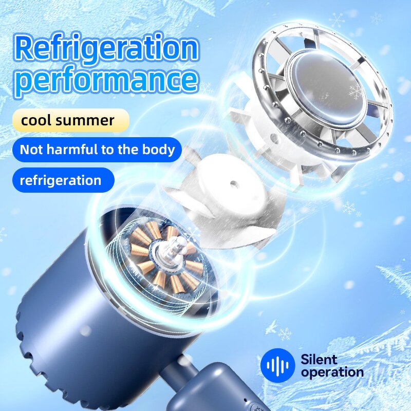 Neck Fan - Manufacturer XWorld 2000mah 3-Gear Wearable Bladeless Neck Desktop Custom