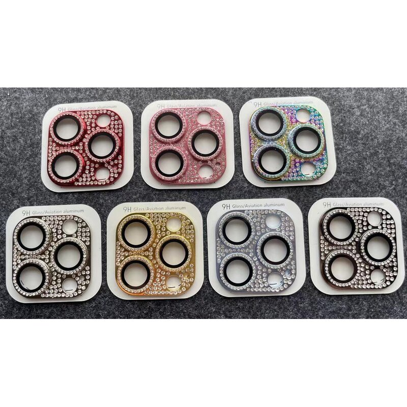 Lens Protector - Manufacturer Glitter Bling Diamond Inlaid iPhone11/12/13/14/15 Camera