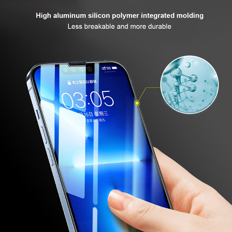 Screen Protector - Manufacturer 9H HD 2 Pack Case Friendly Easy Install iPhone15/14/13 Mate60