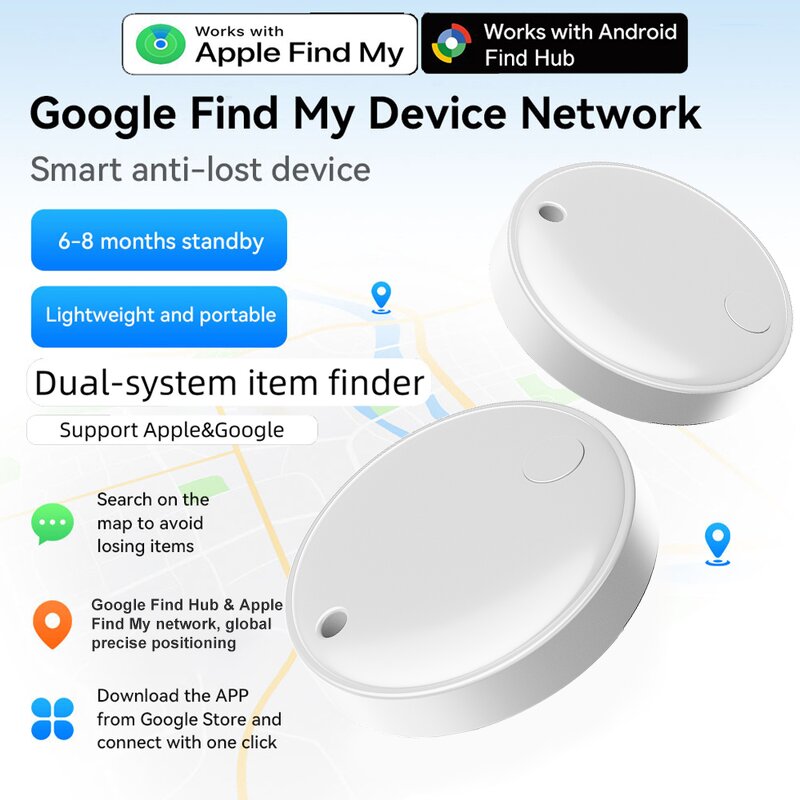 Smart Tracker - Manufacturer P26 Dual System Global Pet Dog Wallet Lost Item Key Chain