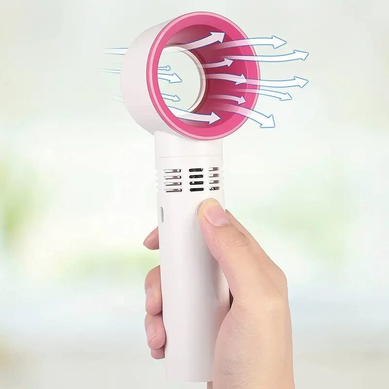 Eyelash Fan - Manufacturer USB Rechargeable Mini Bladeless Handheld Dryer Extension Blower