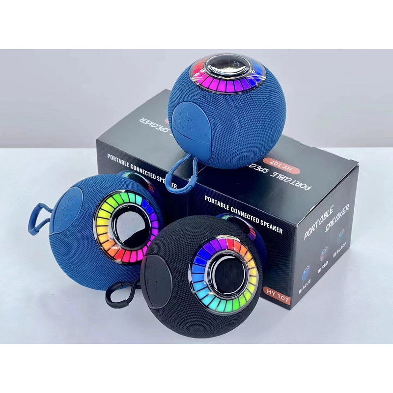 BT Speaker - Manufacturer Wireless 5.3 5W IPX4 Waterproof RGB AUX/TF/USB TWS 12H Metal