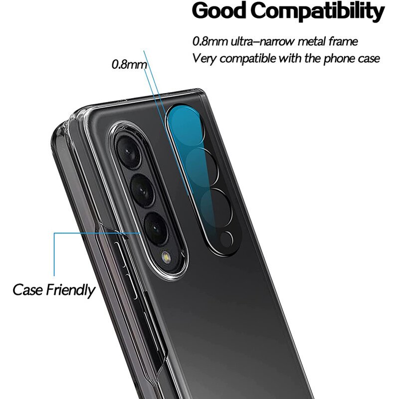 Lens Protector - Manufacturer HD Clear Anti Scratch Tempered Glass S22 Z Fold3 Z Flip3