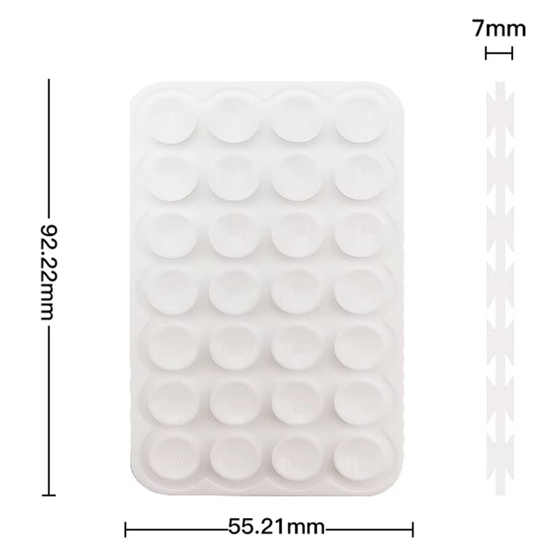 Phone Holder - Manufacturer Custom Anti Slip 24 Cup Silicone Suction Cup Mat Sucker