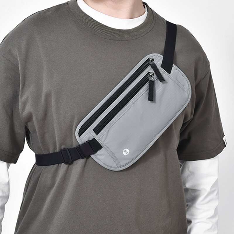 Waist Bag - Manufacturer Passport Waterproof Polyester Elastic RFID Phone Bag All Phones