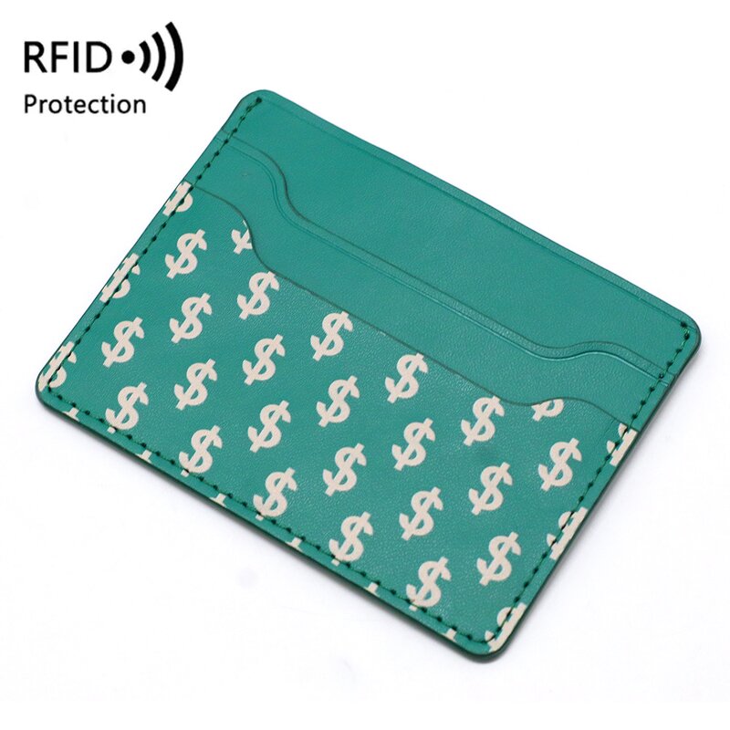 Men's Wallet - Manufacturer 2025 Minimalist PU RFID Custom Logo Coin Purse Money Clip