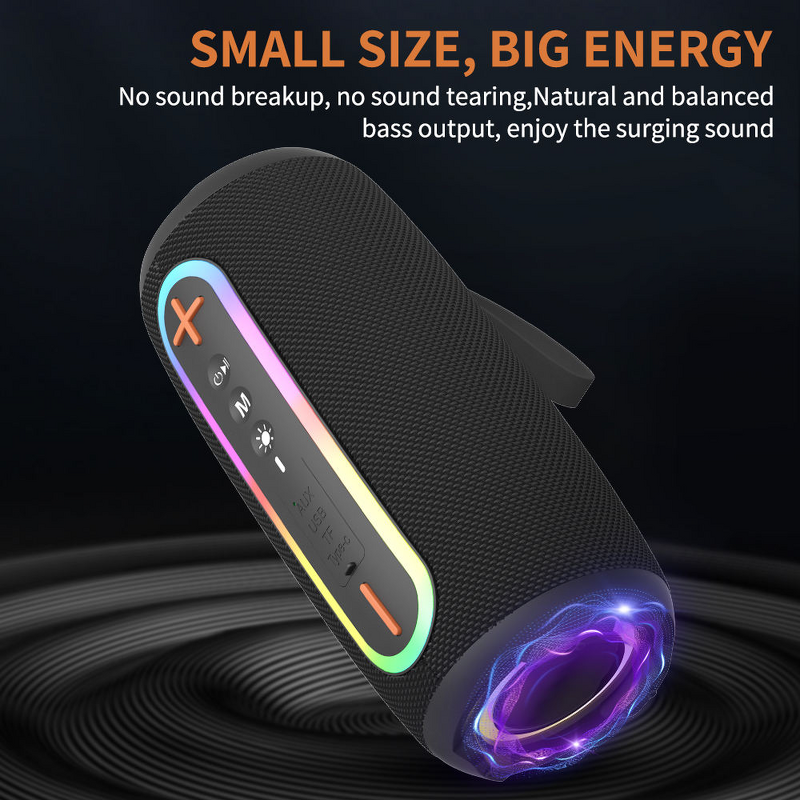 BT Speaker - Manufacturer IPX4 Waterproof 20W RGB 5.3 Deep Bass TWS 20H Boomboxes