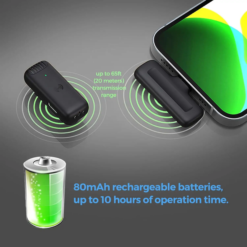 Lavalier Mic - Manufacturer 2.4GHz Type-C Metal Lapel Android TikTok Live Stream