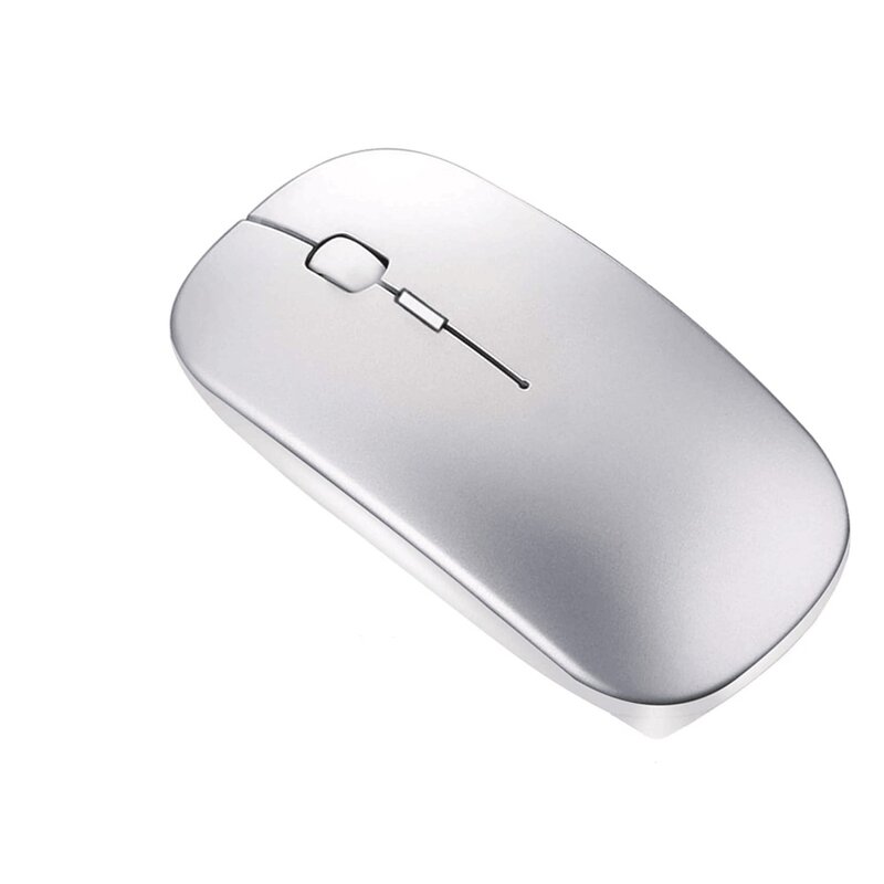 Wireless Mouse - Manufacturer BT4.0+2.4G Laser Optical Rechargeable 3D Mac PC Slim