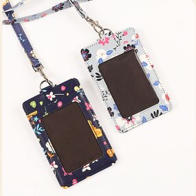 Card Holder - Manufacturer Multifunctional PU Leather Lanyard Coin Purse Student Work