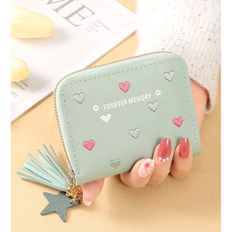 Women's Wallet - Manufacturer Vintage Kawaii Zipper Card Holder Coin Purse Clutch Change Bag