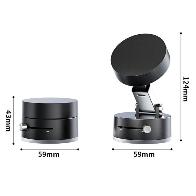 Car Phone Mount - Manufacturer Double Sided Magnetic Vacuum Suction Screen Mirror Glass