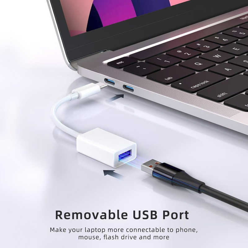 USB C Adapter - Manufacturer 3.0 OTG Male-Female Cable MacBook iPhone16 Pro Max Galaxy S24