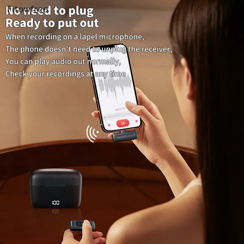 Lavalier Mic - Manufacturer Wireless Noise Cancellation 48kHz 16Bit iPhone Type C