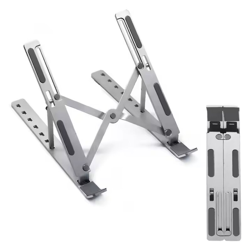 Laptop Stand - Manufacturer Carbon Steel Foldable Height Adjustable Vertical Notebook Holder