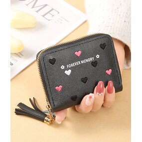Women's Wallet - Manufacturer Vintage Kawaii Zipper Card Holder Coin Purse Clutch Change Bag