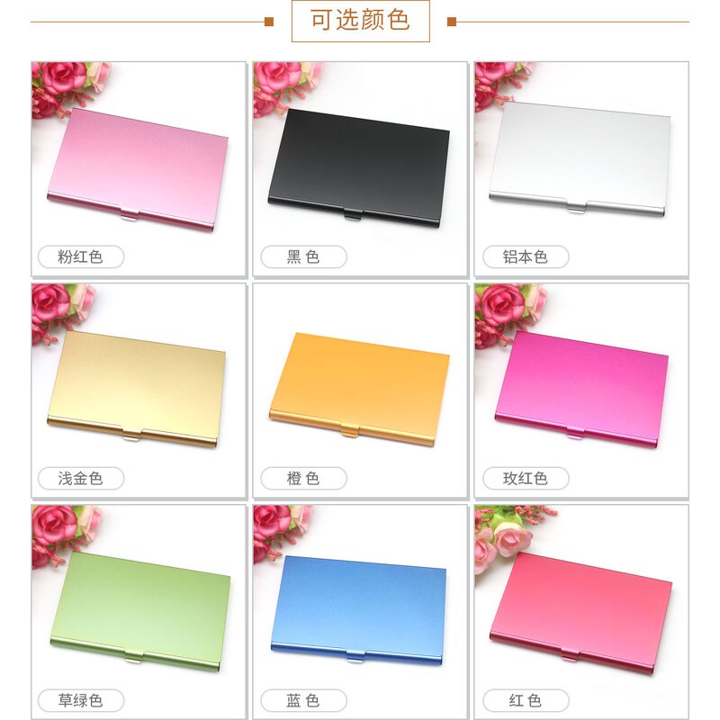 Card Case - Manufacturer Minimalist Business Metal Aluminium ID Credit Card Corporate Gift