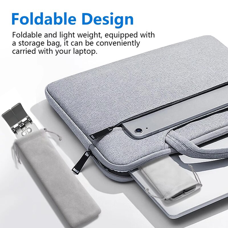 Laptop Stand - Manufacturer Ergonomic 7 Levels Adjustable Aluminum Metal Desk Riser