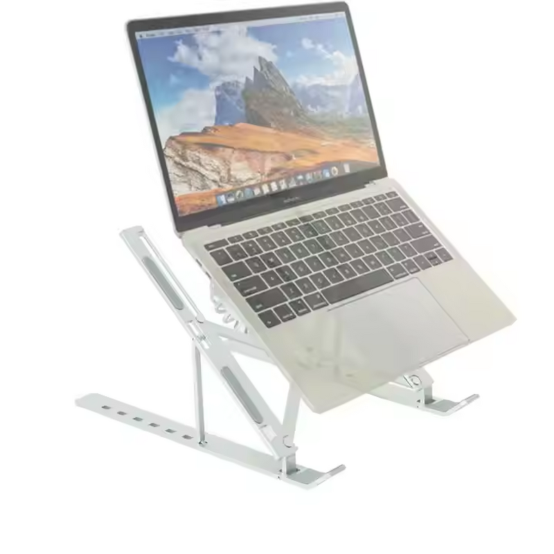 Laptop Stand - Manufacturer Heat Dissipation 7-stage Aluminum 9-17.3" Removable Cooling Fan