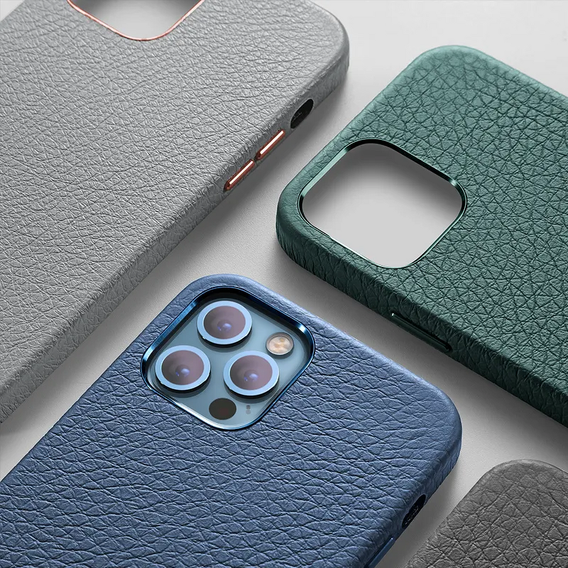 Phone Case - Manufacturer Luxury Retro Magnetic Litchi Grain PU Leather iPhone14/15/16 Pro Max