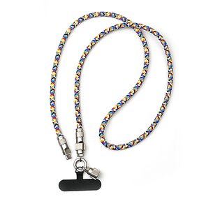 Charging Cable - Manufacturer 2-in-1 PD 60W Nylon Wrist Neck Strap Charging Data Rope