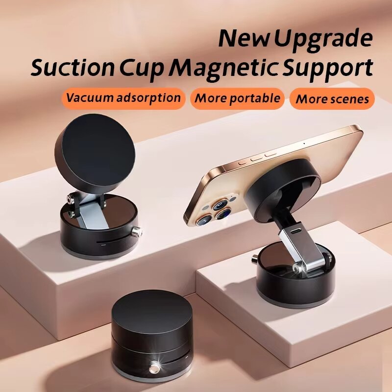 Phone Stand - Manufacturer Flexible Foldable Vacuum Magnetic Suction All Phones Bed Desk