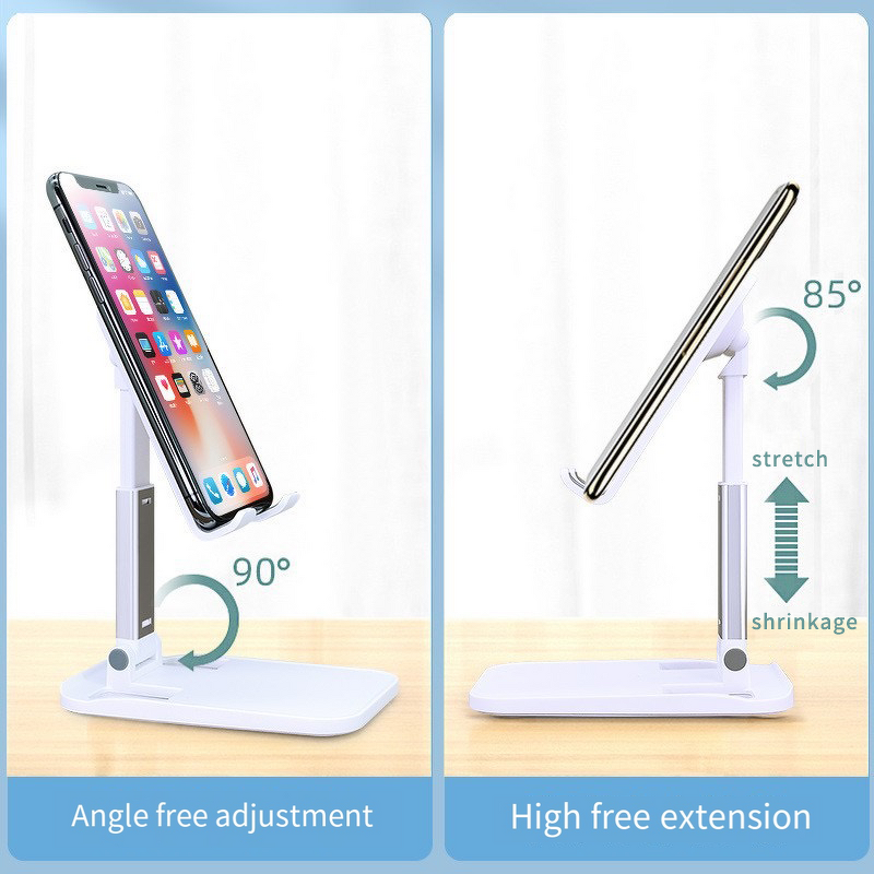 Phone Stand - Manufacturer Custom Logo Anti-Shake Foldable Desktop Phone/Tablet Promotion